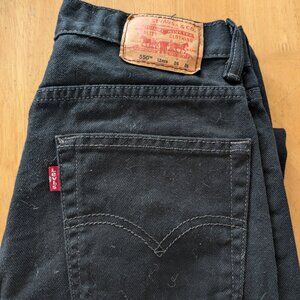 Levi's 550 Size 12 Reg - Black zipper fly